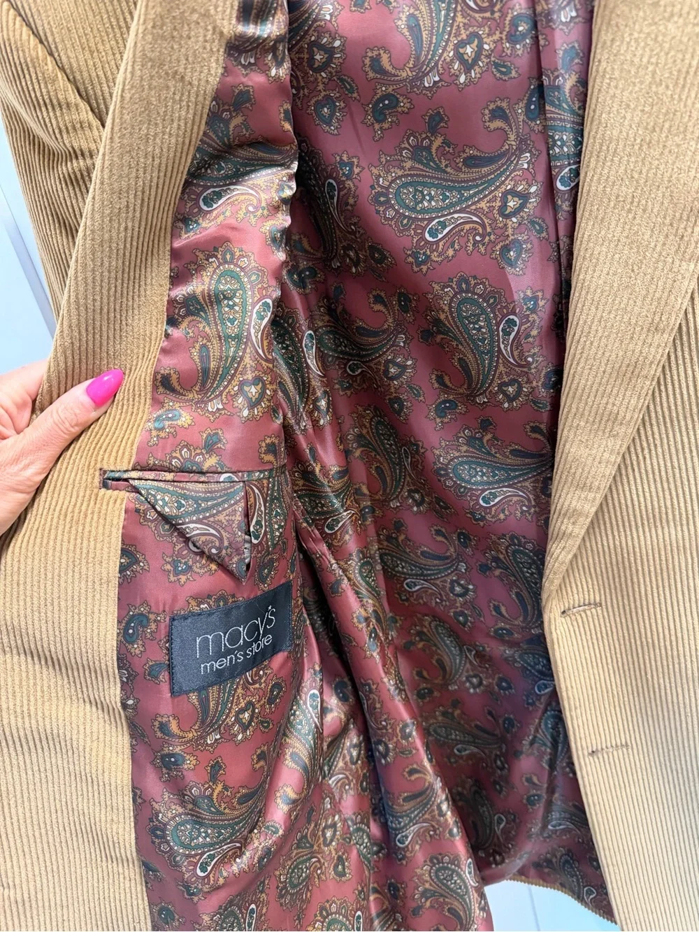 VINTAGE Ralph Lauren Corduroy Blazer 44L